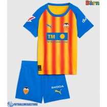 Fotballdrakt Barn Valencia Tredjedraktsett 2025-26 Kortermet (+ Korte bukser)